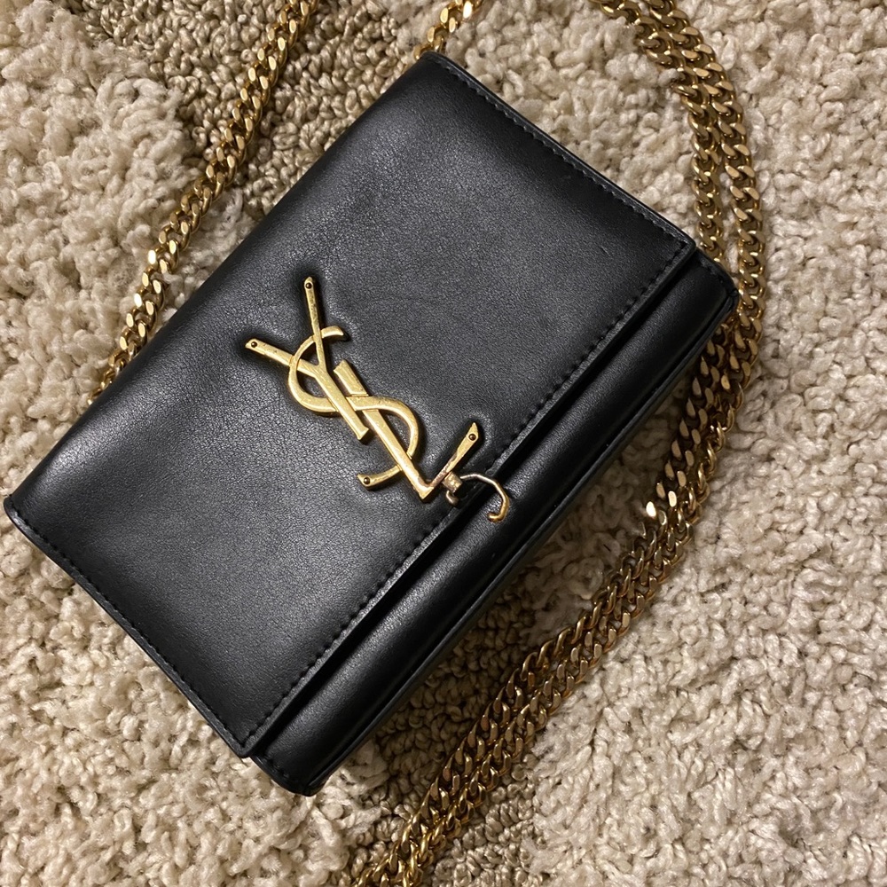Pre loved Kate YSL Monogram Chain Crossbody Bag